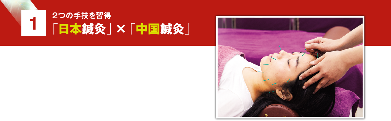1 「日本鍼灸」 × 「中国鍼灸」